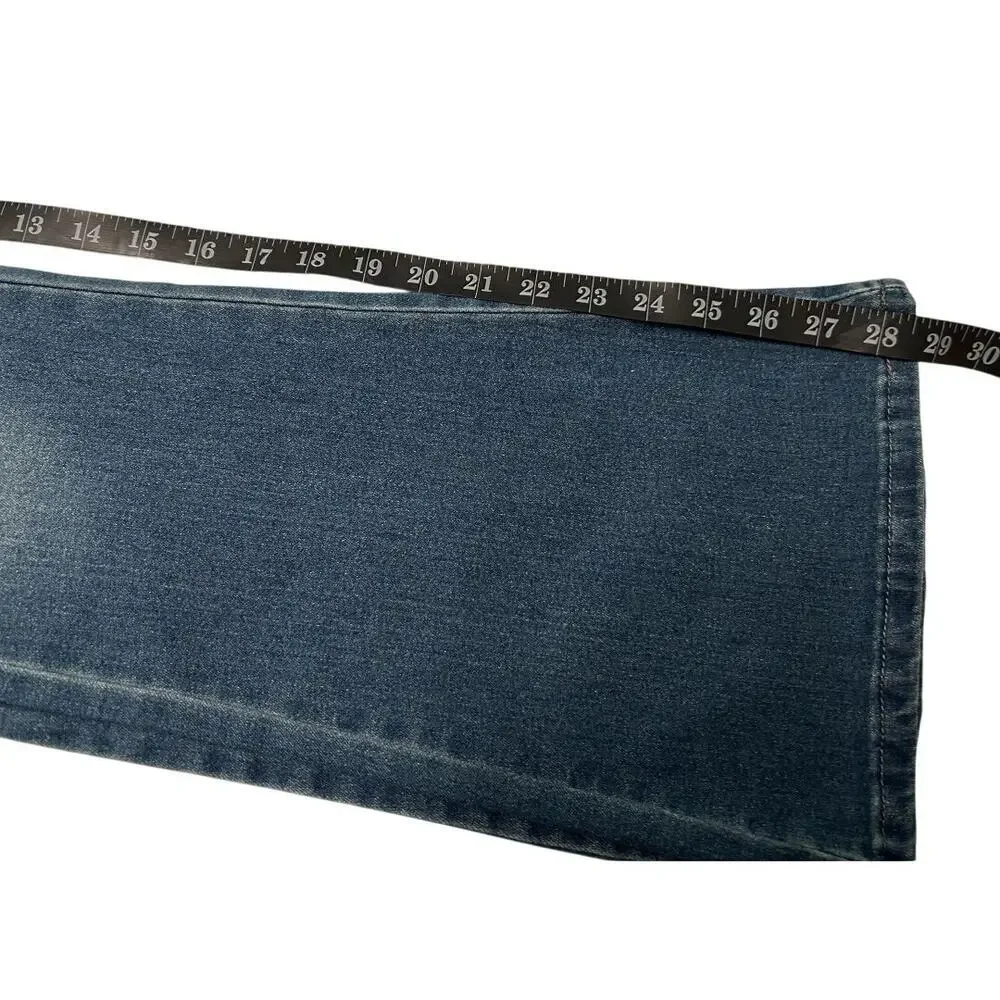 NWOT Nameless Sample Bell Bottom Flare High Rise Soft Denim Blue Jeans-Small - Picture 10 of 10